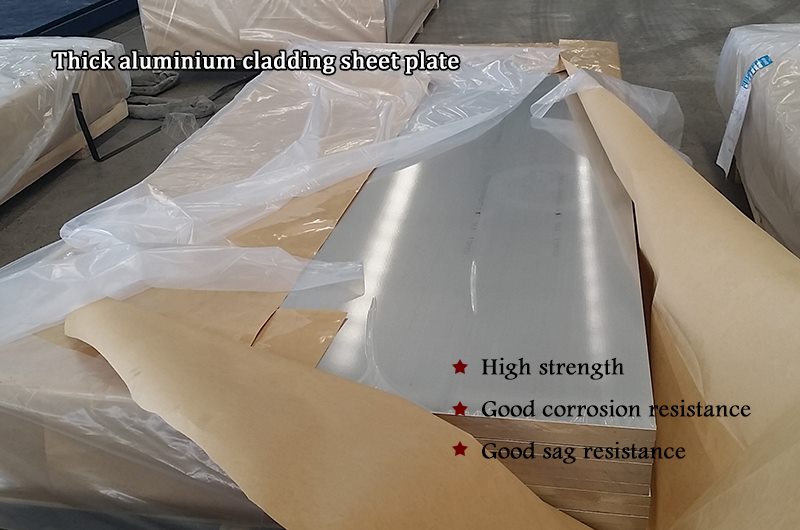 Thick aluminium cladding sheet plate