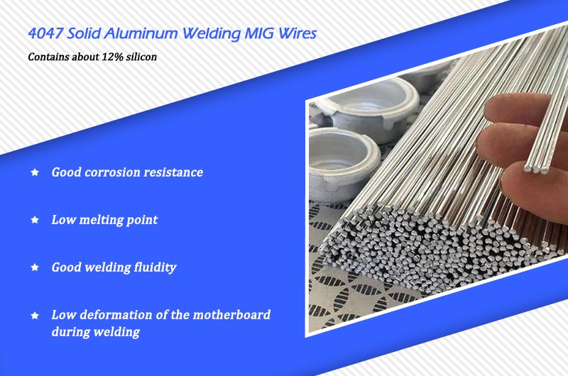 4047 Solid Aluminum Welding MIG Wires