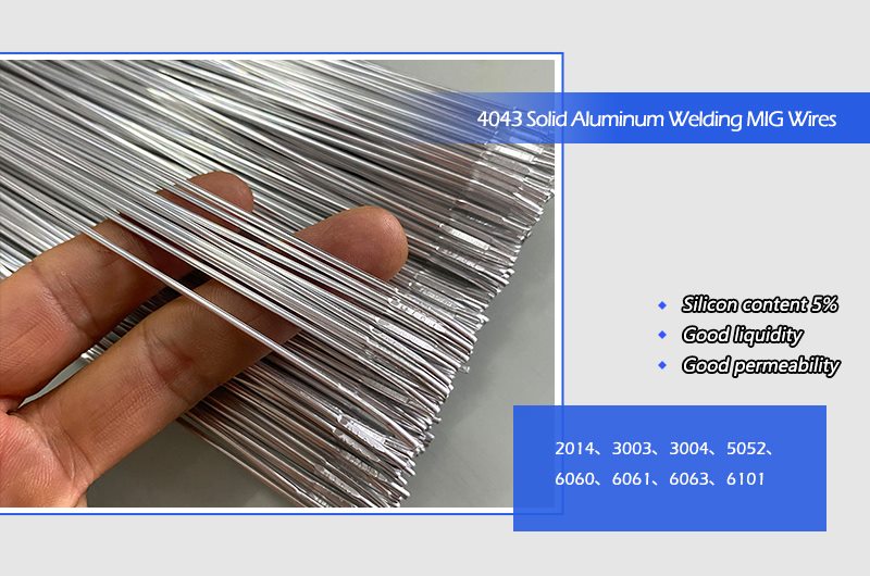 4043 Solid Aluminum Welding MIG Wires