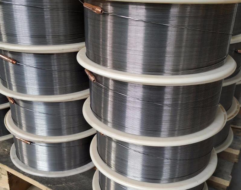 Flux core aluminum welding wire